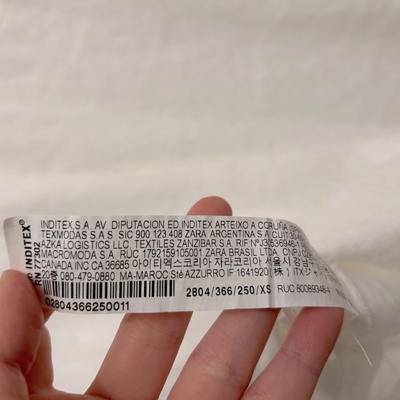 ZARA Linen shirt with Pockets XS - Picture 13 of 13